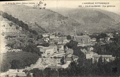 CPA l'Ardeche Pittoresque Vals les Bains Vue generale 