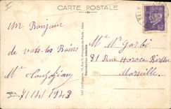 CPA Vals les Bains Source Intermittente La Cigogne