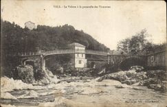 CPA Vals Le Volane a la Passerelle des Vibaraises 
