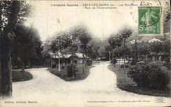 CPA l'Ardeche Illustree Vals les Bains Les Nouveaux Jardins Parc de l'Intermittente 