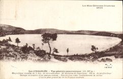 CPA Les Htes Cevennes Illustrees Lac d'Issarles Vue generale panoramique 
