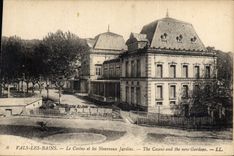 CPA Vals les Bains Le Casino et les Nouveaux Jardins 