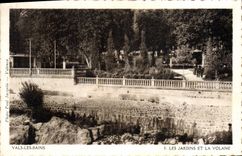 CPA Vals les Bains Les Jardins et la Volane 
