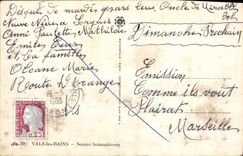 CPA Vals les Bains Source Intermittente 