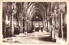 CPA La Louvesc Ardeche La Chaire et le Portique de la Basilique St Regis 
