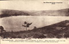 CPA Les Htes Cevannes Illustree Lac d'Issarles Vue generale 
