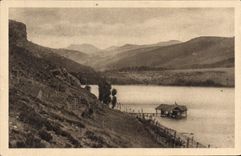 CPA La region des Cevennes Le Lac d'Issarles et le Mezenc 