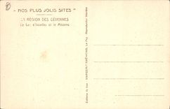 CPA La region des Cevennes Le Lac d'Issarles et le Mezenc 
