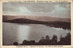 CPA l'Ardeche Pittoresque Lac d'Issarles Magnifique Nappe d'eau 