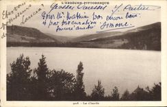 CPA l'Ardeche Pittoresque Lac d'Issarles 