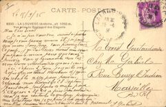 CPA La Louvesc Ardeche Vue prise du Boulevard des Elegants