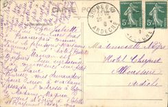 CPA Alboussiere Ardeche Vue generale