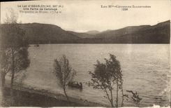 CPA Les Htes Cevennes Illustrees Le Lac d'Issarles Une partie de Canotage 