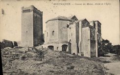 CPA Montmajour Couvent des Moines Abside de l'Eglise 