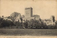CPA Environs d'Arles Mont Major Ruines de l'Abbaye  