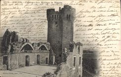 CPA Arles chateau des Moines la Magor 