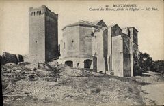 CPA Montmajour Couvent des Moines Abside de l'eglise 