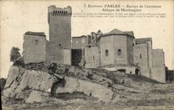 CPA Environs d'Arles Ruines de l'ancienne Abbaye de Montmajour 