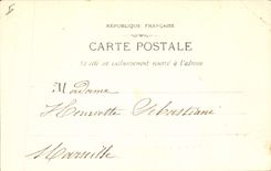 CPA Montmajour le Cloitre vue du Cote de la Route 