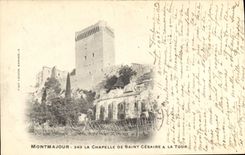 CPA Montmajour la Chapelle de Saint Cesaire et la Tour 