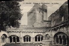 CPA Arles Abbaye de Montmajour le Cloitre 