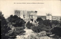 CPA Environs d'Arles Ruines du chateau de Montmajour 
