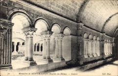 CPA Monastere de Montmajour Bouches du Rhone Galerie 