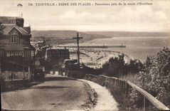 CPA Trouville Reine des Plages Panorama pris de la Route d'Honfleur 