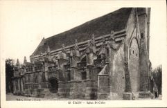CPA Caen Eglise St Cilles 