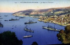 CPA Villefranche sur Mer la Rade et l'Escadre Bateaux