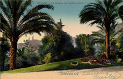 CPA Grasse le jardin du grand hotel 