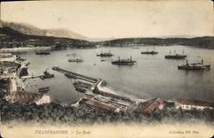 CPA Villefranche la Rade Bateaux