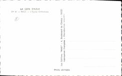 CPA La Cote d'Azur Nice l'eglise Orthodoxe Russie Russia