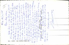 CPA Nice les Jardins Albert 1er 