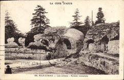 CPA La Cote d'Azur Nice Cimiez les Arenes Ruines Romaines 