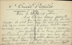 CPA Nice Effet du Soleil Couchant 