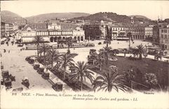 CPA Nice Place Massena le Casino et les Jardins 