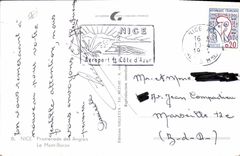 CPA Nice Promenade des Anglais le Mont Boron 