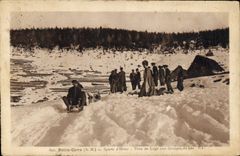 CPA Peira Cava A M sports d'Hiver Piste de luge aux Granges du Lac 