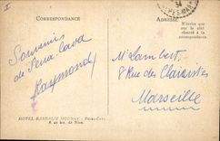 CPA Peira Cava A M Sentier des Pierres Plates 