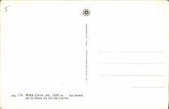 CPA Peira Cava A M les Lacets de la Route du Col de l'Orme 