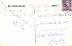 CPA Esterel Route de la Corniche d'Or le Cap Roux 