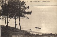 CPA Cote d'Azur l'Esterel Etude 