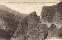 CPA Guillaumes A M Gorges de Guillaumes et Daluis Route des Alpes 