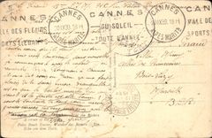 CPA Cannes Palm Beach Casino la Merveille de la Riviera un coin de la Piscine 