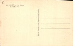 CPA Arles les Arenes Grand Escalier 