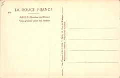 CPA Arles Bouches du Rhone vue generale prise des Arenes 