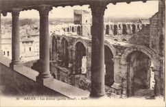 CPA Arles les Arenes Partie Nord 