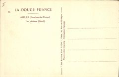 CPA Arles Bouches du Rhone les Arenes detail 