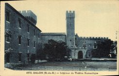CPA Salon B du R interieur du Theatre Romantique 